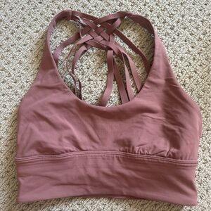 Lululemon pink sports bra